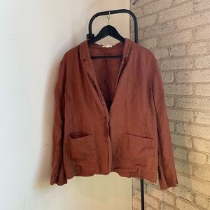 Eileen Fisher Linen Lightweight Summer Blazer